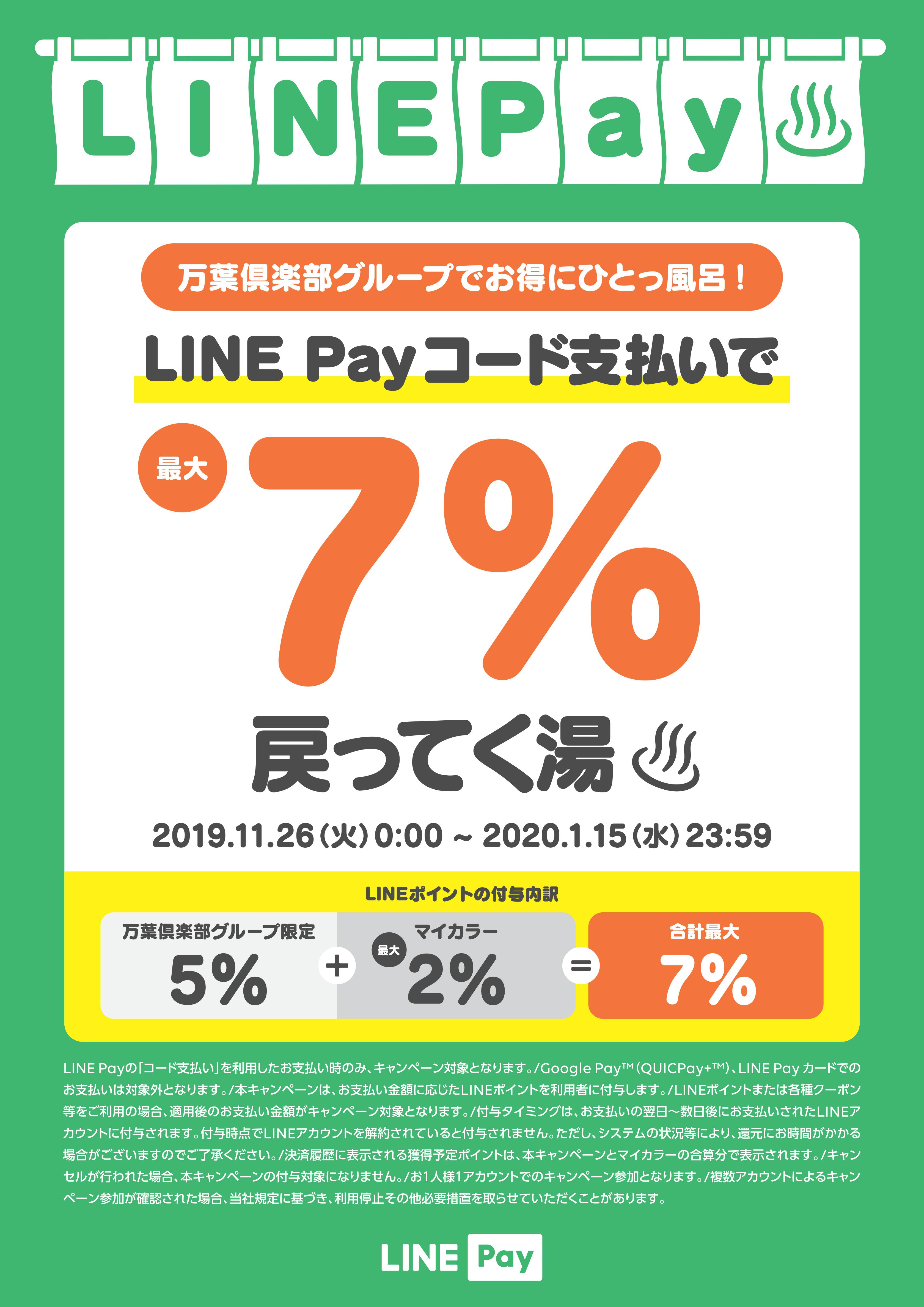 Line Pay が自動精算機で使えるようになりました はだの 湯河原温泉 公式サイト 万葉倶楽部グループ